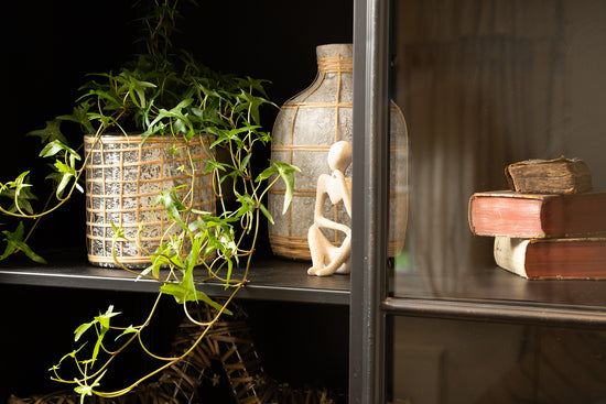 Eden Glass and Cane Vase