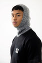 The Alpaca Balaclava Fitted Hood - Alpine Cloud