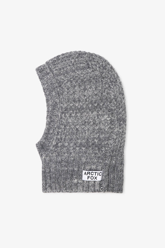 The Alpaca Balaclava Fitted Hood - Alpine Cloud