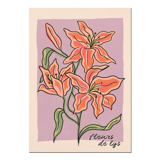 Fleurs des Lys Print
